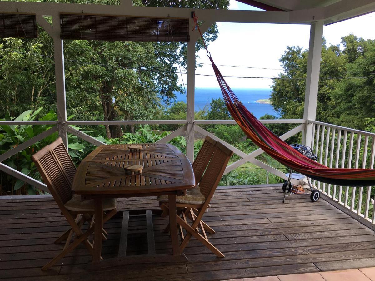 Grand Bungalow Avec Piscine Et Vue Mer Bouillante Zewnętrze zdjęcie