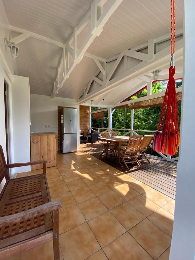 Grand Bungalow Avec Piscine Et Vue Mer Bouillante Zewnętrze zdjęcie