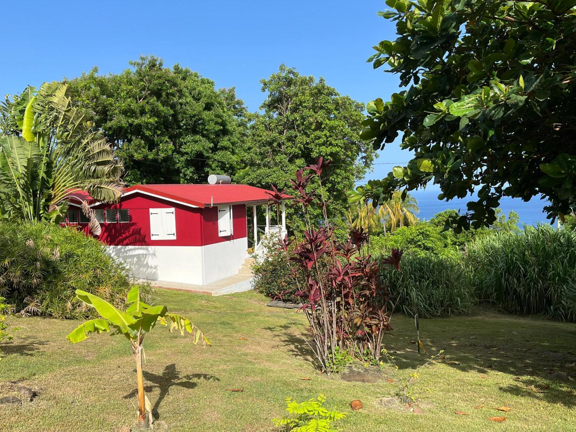 Grand Bungalow Avec Piscine Et Vue Mer Bouillante Zewnętrze zdjęcie